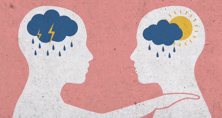 a graphic illustrating support between two people